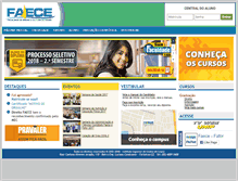 Tablet Screenshot of faece.edu.br